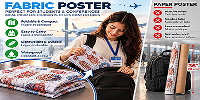 Fabric poster printing services